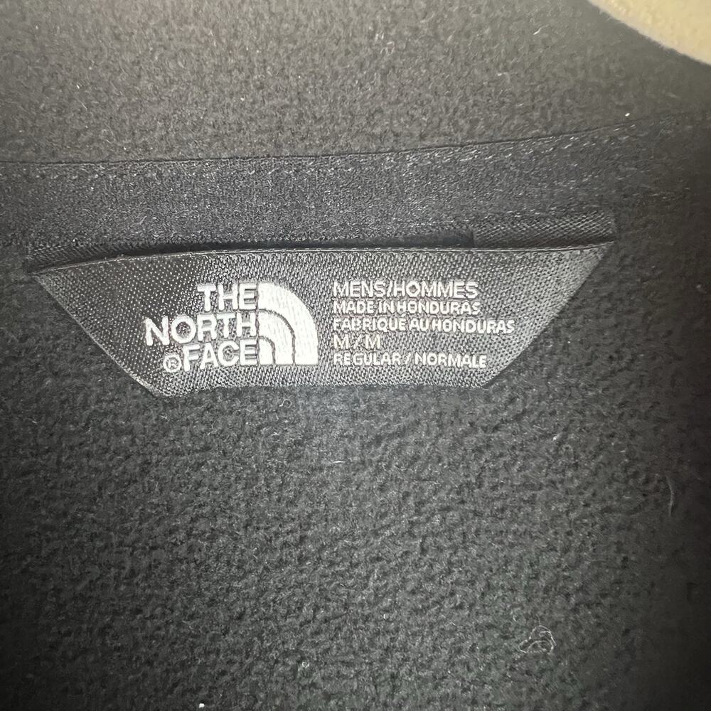 The North Face Men’s M Black Fleece Polyester 1/4 Zip Mock Neck Pullover - Picture 3 of 8